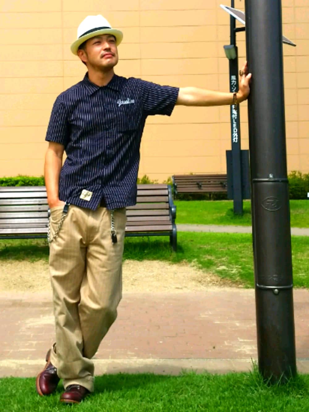 Schott/ショット/WABASH WORK SHIRT/ウォバッシュ ワーク シャツを使っ