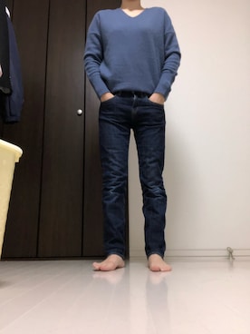 「UNTITLED（アンタイトル）のアイテム（パンツ）」を使った、ＭＩＫＩさん（レディース・164cm）の冬コーディネート