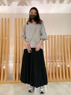 「ADDICT NOIR（アディクトノアー）のアイテム」を使った、watanabe   maakoさん（レディース・161cm）の春コーディネート