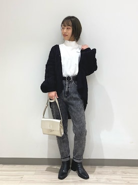 「PAGEBOY（ページボーイ）のハクミニショルダーBAG（ショルダーバッグ）」を使った、 ｱ ﾔ ﾅ .さん（レディース・151cm）の秋コーディネート