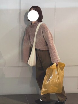「SENSION（センション）のアイテム」を使った、しおさん（レディース・160cm）の秋コーディネート