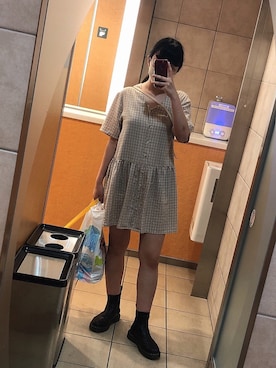 「アイテム（ワンピース/ドレス）」を使った、ricoさん（レディース・163cm・10代）の夏コーディネート
