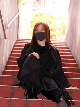 「お洒落好きな人と繋がりたい」｜「アイテム（ブーツ）」を使った、CCさん（レディース・154cm）の秋コーディネート