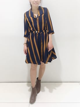「レディーアゼル」｜ChiEmiさん（レディース・155cm）の冬コーディネート