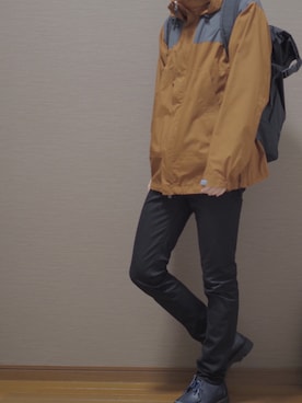 「2018マイベストコーデ」｜「アイテム（マウンテンパーカー）」を使った、Eddieさん（メンズ・168cm）の冬コーディネート