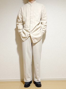 「UNIQLO U」｜Eddieさん（メンズ・168cm）の春コーディネート