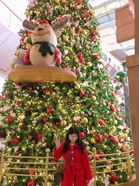 「アイテム（ダッフルコート、レッド系）」を使った、---Before---さん（レディース・152cm）の冬コーディネート