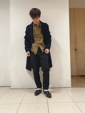 「NANO universe（ナノユニバース）のアイテム（その他アウター）」を使った、nano・universe ルミネ北千住 Mensさん（メンズ・170cm）の冬コーディネート