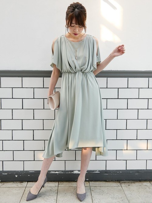 Tiensecoute ティアングループ Tiens Ecouteのドレスを使ったコーディネート Wear Tiensecoute ティアングループ Tiens Ecouteのドレスを使ったコーディネート Wear