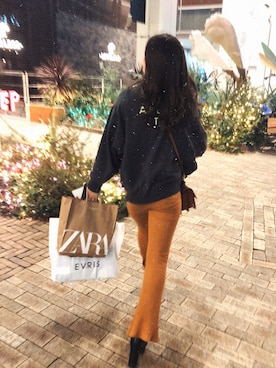 「ESPERANZA（エスペランサ）のアイテム（ブーティ）」を使った、alexiayu922さん（レディース・164cm）の冬コーディネート