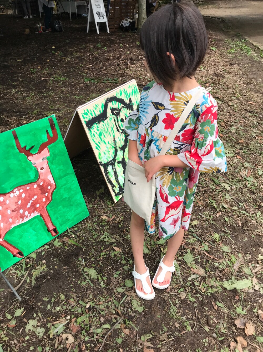 「ZARAのアイテム（ワンピース、その他）」を使った、JMさん（キッズ・110cm）の夏コーディネートの1枚目の写真