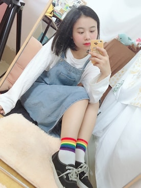 鸭毛妹Laylaさん（レディース・163cm）の秋コーディネート