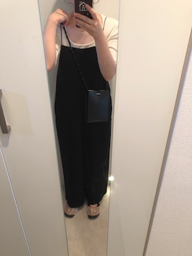 「ナイキエアリフト」｜「アイテム（オールインワン・サロペット）」を使った、omayuuuさん（レディース・157cm）の夏コーディネート