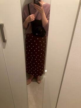 「H&M DIVIDED（エイチアンドエム　ディヴァイデッド）のアイテム（バレエシューズ）」を使った、omayuuuさん（レディース・158cm）の秋コーディネート