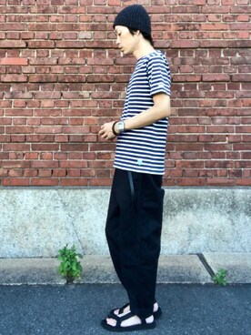 「Esperanto（エスペラント）のアイテム（アクセサリー）」を使った、くるまやさん（メンズ・165cm）の夏コーディネート