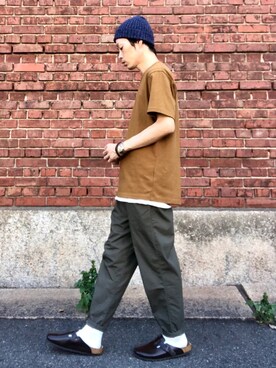 「Esperanto（エスペラント）のアイテム（アクセサリー）」を使った、くるまやさん（メンズ・165cm）の秋コーディネート