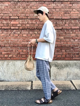 くるまやさん（メンズ・165cm）の夏コーディネート