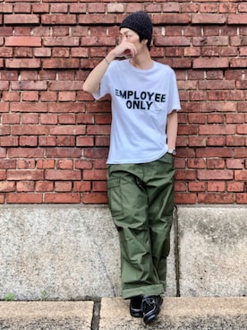 「DANASSA（ダナッサ）のアイテム」を使った、くるまやさん（メンズ・165cm）の夏コーディネート