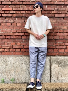 くるまやさん（メンズ・165cm）の夏コーディネート