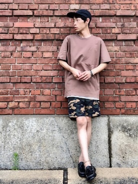 「DANASSA（ダナッサ）のアイテム」を使った、くるまやさん（メンズ・165cm）の夏コーディネート