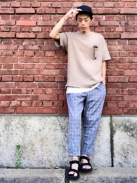 くるまやさん（メンズ・165cm）の夏コーディネート