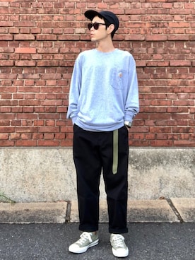 「アイテム（腕時計）」を使った、くるまやさん（メンズ・165cm）の秋コーディネート