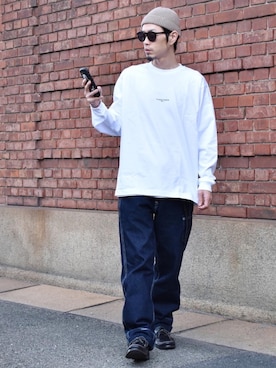 「DANASSA（ダナッサ）のアイテム」を使った、くるまやさん（メンズ・165cm）の春コーディネート