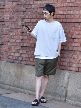 くるまやさん(メンズ・165cm)の夏コーディネート