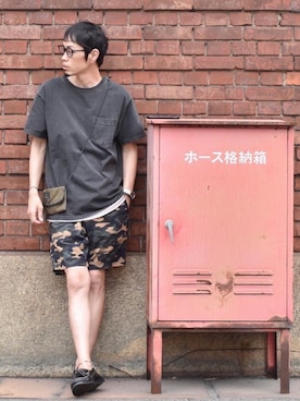 くるまやさん（メンズ・165cm）の夏コーディネート