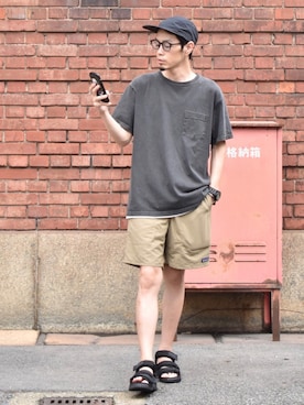 くるまやさん（メンズ・165cm）の夏コーディネート