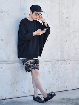 「DANASSA（ダナッサ）のアイテム」を使った、くるまやさん（メンズ・165cm）の夏コーディネート