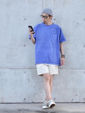 「ct70」｜「アイテム（腕時計）」を使った、くるまやさん（メンズ・165cm）の夏コーディネート