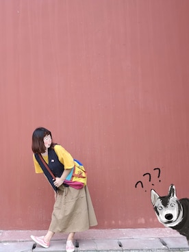 「涂鸦」｜桔子甜_さん（レディース・155cm）の秋コーディネート