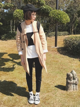 「Factor=（ファクターイコール）のアイテム（バッグ）」を使った、あさみさん（レディース・162cm）の春コーディネート