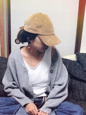 「アイテム（ピアス（両耳用））」を使った、あさみさん（レディース・162cm・30代）の秋コーディネート
