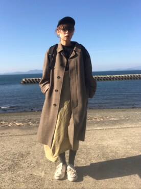 「me（ミイ）のアイテム（その他）」を使った、あさみさん（レディース・162cm）の冬コーディネート