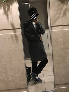 「Kenneth Cole（ケネスコール）のアイテム」を使った、sillkeyさん（メンズ・177cm）の冬コーディネート