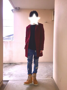 「CALL&RESPONSE（コールアンドレスポンス）のアイテム（ジャケット/アウター）」を使った、あらぴっぴさん（メンズ・169cm）の冬コーディネート