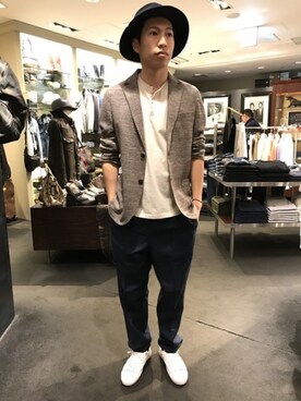 にっしーさん(メンズ・175cm)の春コーディネート