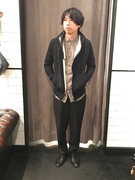 にっしーさん（メンズ・175cm）の冬コーディネート