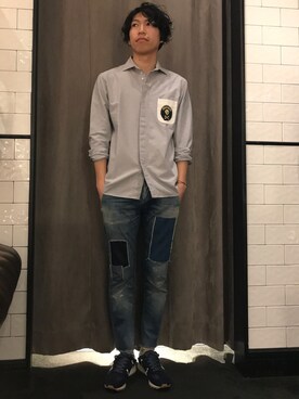 「capri（カプリ）のアイテム」を使った、にっしーさん（メンズ・175cm）の夏コーディネート