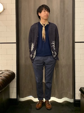 にっしーさん（メンズ・175cm）の春コーディネート