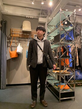 にっしーさん(メンズ・175cm)の冬コーディネート