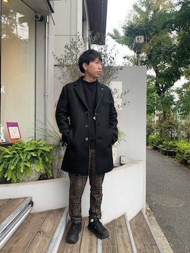「BOB（ボブ）のアイテム（ジャケット/アウター）」を使った、にっしーさん（メンズ・175cm）の秋コーディネート