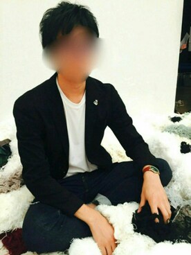 ブローチ コサージュを使った 秋服 のメンズ人気ファッションコーディネート Wear