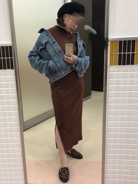 「GORGE（ゴージ）のアイテム（ワンピース/ドレス）」を使った、cahoさん（レディース・152cm）の秋コーディネート