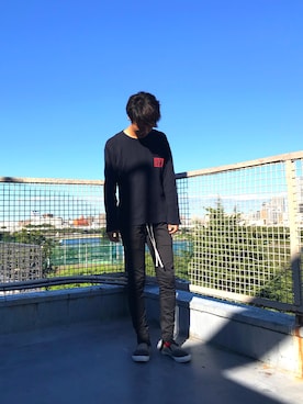 「punta（プンタ）のアイテム」を使った、『nagaoka』さん（メンズ・178cm）の夏コーディネート