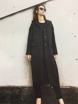 「BLENHEIM（ブレンヘイム）のアイテム」を使った、ほさかさん（レディース・172cm）の冬コーディネート