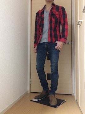 霜雪さん（メンズ・167cm）の秋コーディネート