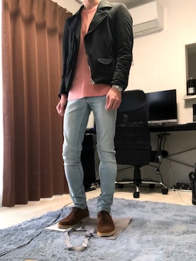 霜雪さん(メンズ・167cm)の春コーディネート